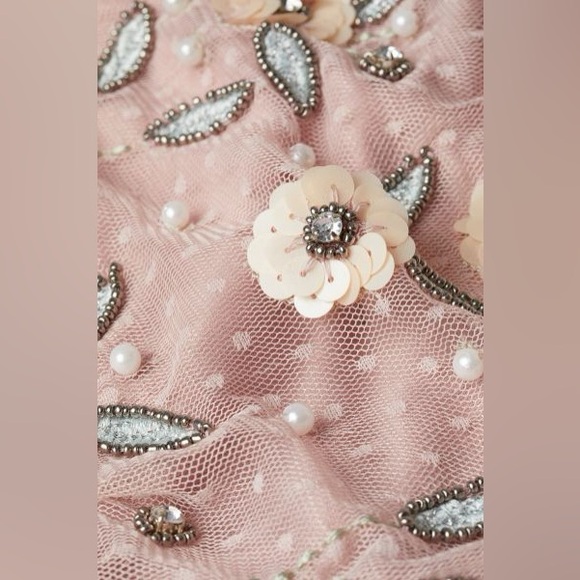 ♡ 𝖧&𝖬 ♡ 𝖯𝗈𝗐𝖽𝖾𝗋 𝖯𝗂𝗇𝗄 𝖡𝖾𝖺𝖽𝖾𝖽 𝖬𝖾𝗌𝗁 𝖬𝗂𝖽𝗂 𝖣𝗋𝖾𝗌𝗌 - Picture 2 of 2